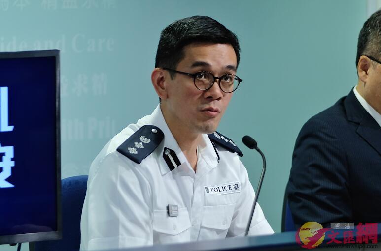 江永祥指警方在上周五至周日共拘捕201人