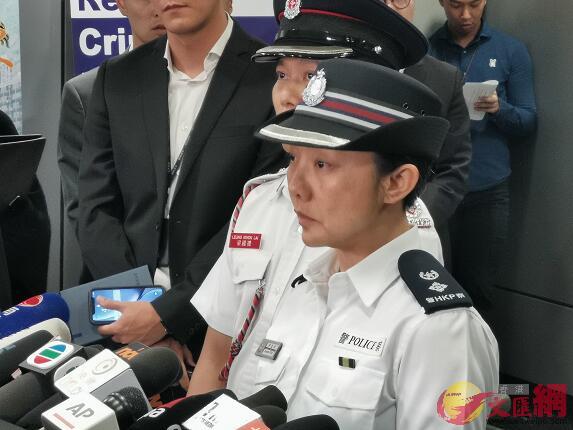 東九龍總區高級警司傅逸婷表示A警方將深入調查事件經過C(大公文匯全媒體記者攝)