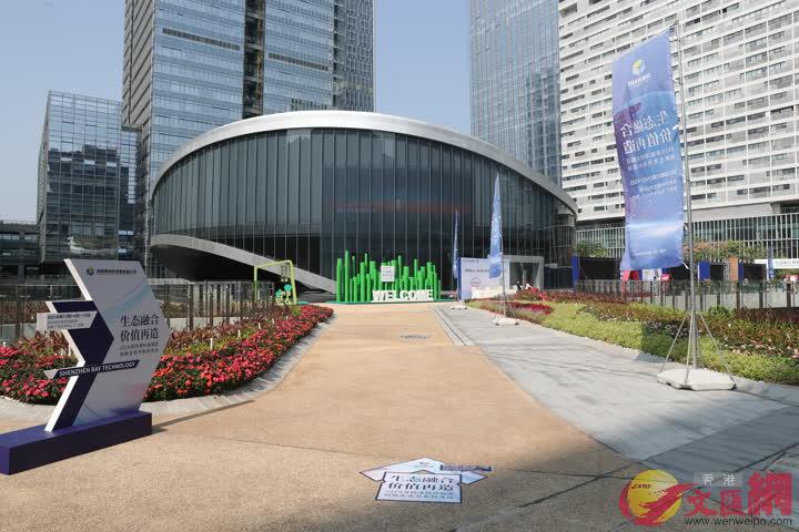 深圳灣科技生態園兩年間吸引了超過1000家創新企業在此落地生根（記者 李昌鴻 攝）
