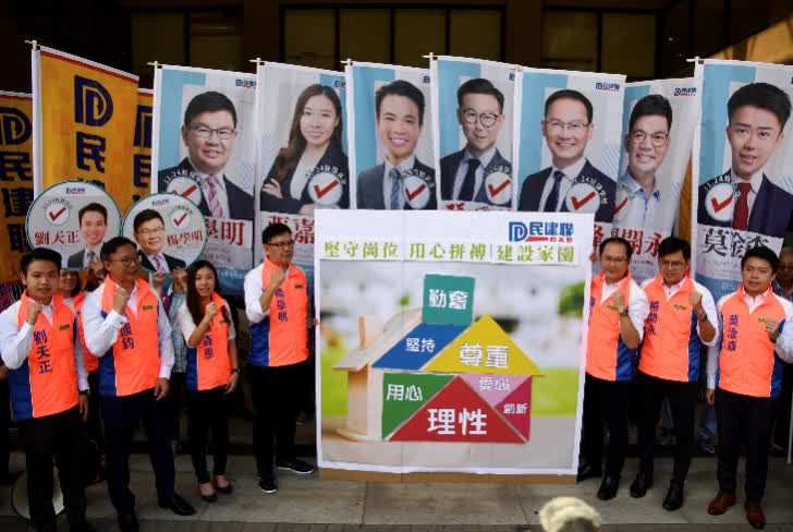 區議會選舉將於本周日舉行(香港文匯報資料圖)