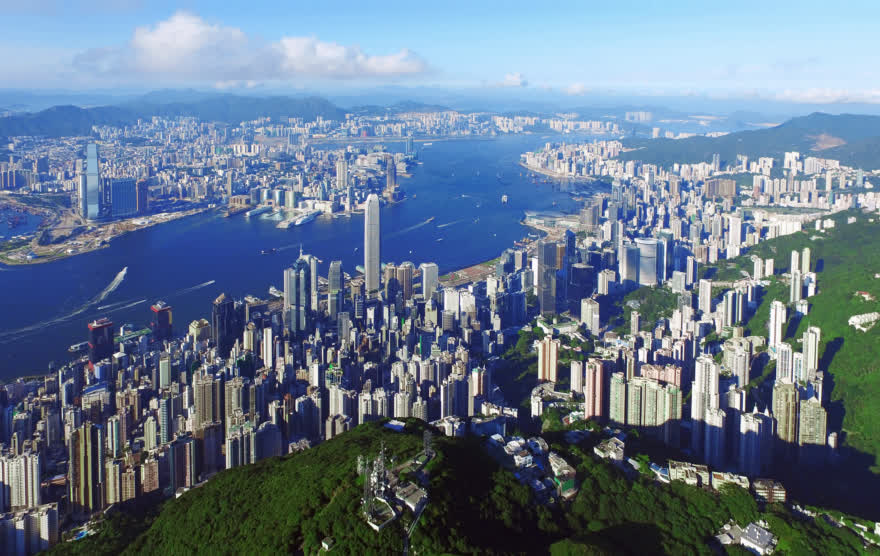 評級機構惠譽表示社會動盪不影響香港國際金融中心地位C新華社資料圖片