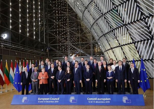 歐盟成員國領袖達成實踐碳中和目標的協議C(美聯社)