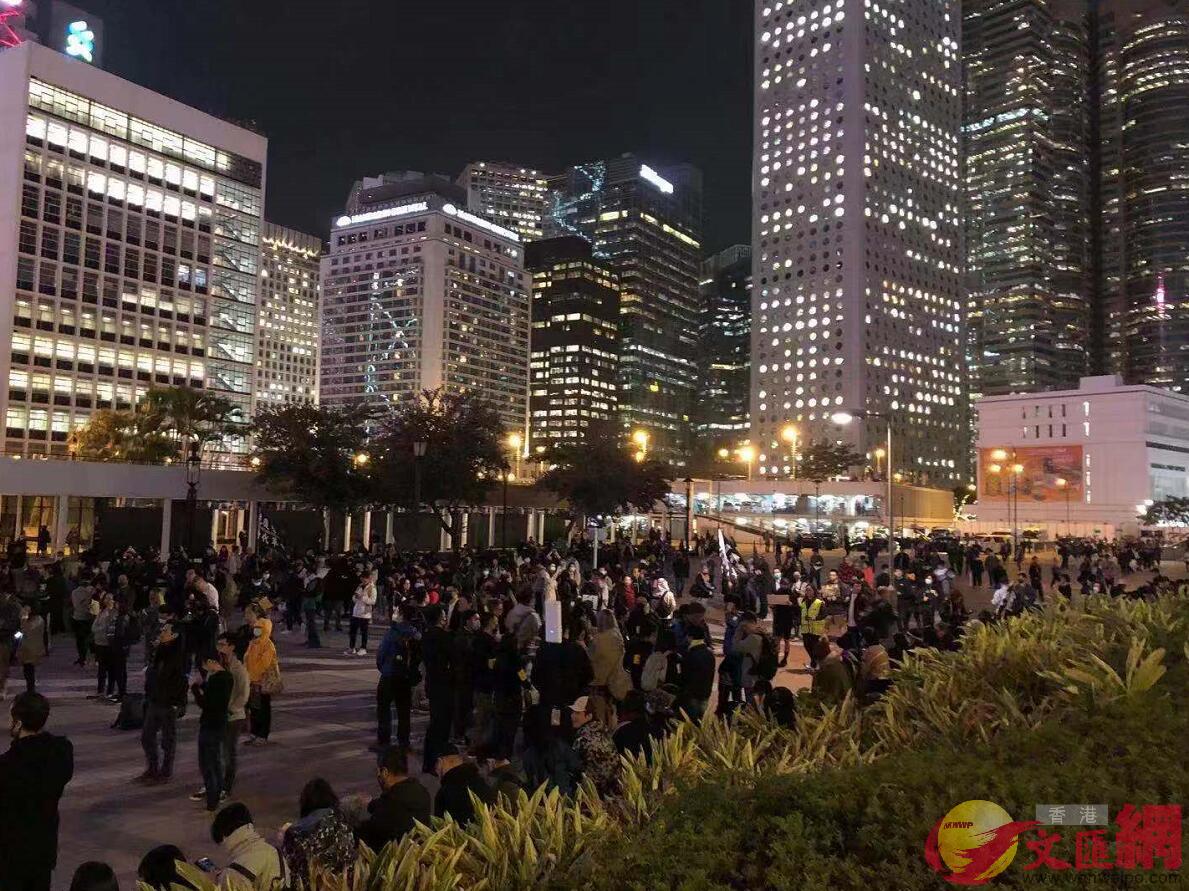 香港近期社會氣氛較緩和A但仍有集會舉行]大公文匯全媒體記者攝^
