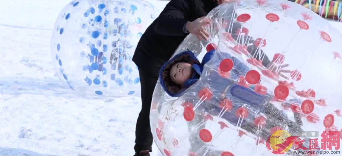 圖為遊客在雪之夢-冰雪樂園暢玩C記者應江洪攝