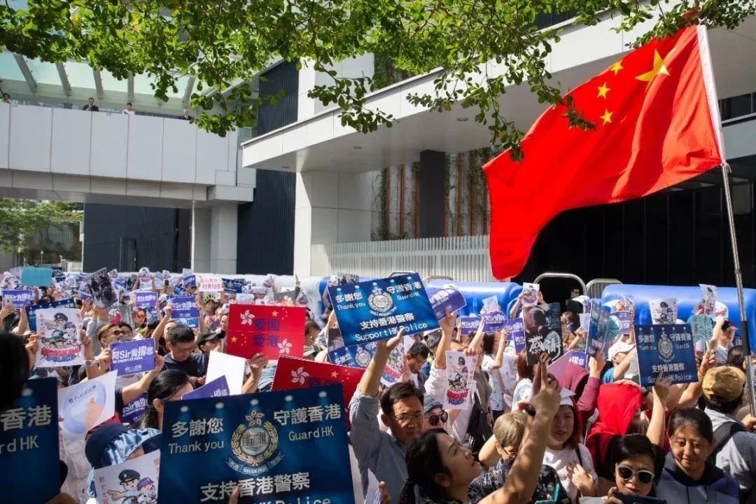 香港市民支持感謝警察