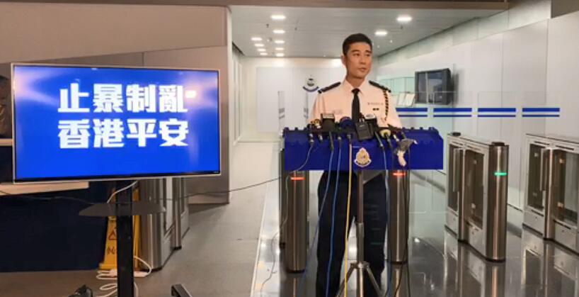 吳樂俊指，警方今日（1日）拘捕約400人，拘捕工作仍在進行（警方FB截圖）