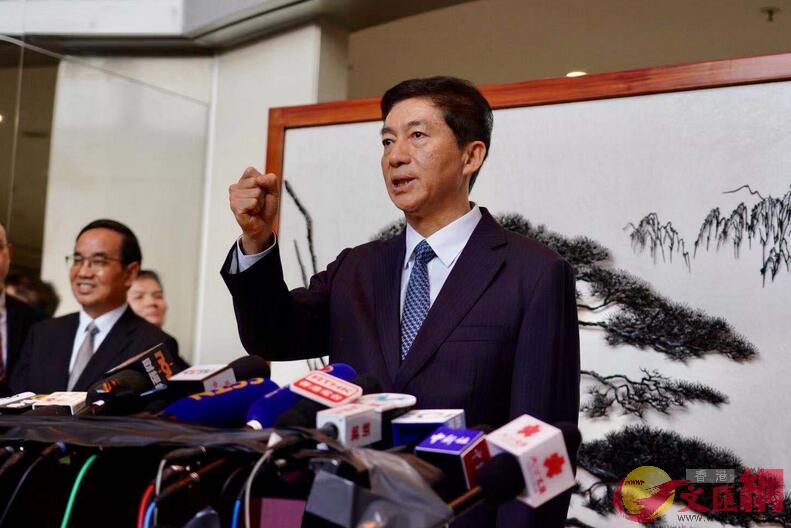 駱惠寧主任首次見香港傳媒並講話C