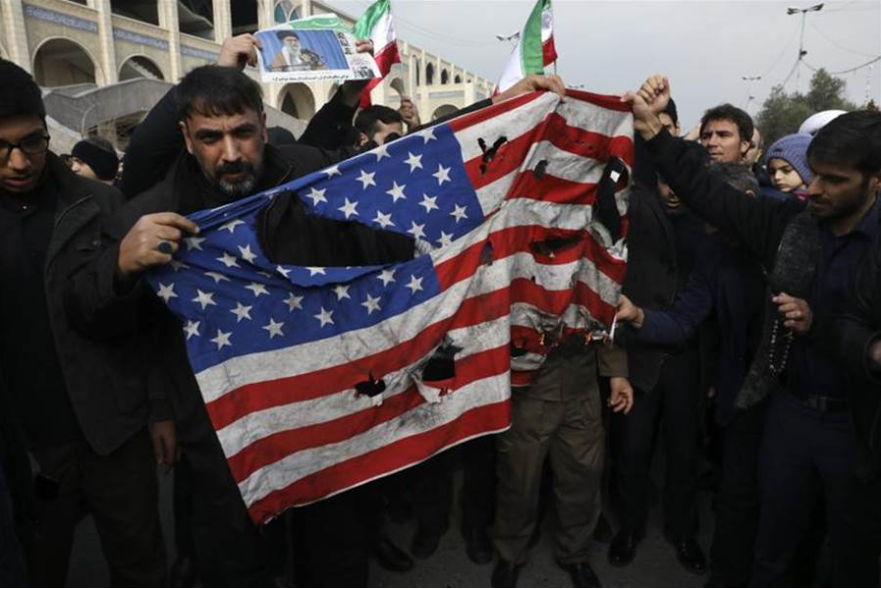 伊朗多地示威，抗議美國炸死蘇萊曼尼（美聯社資料圖）