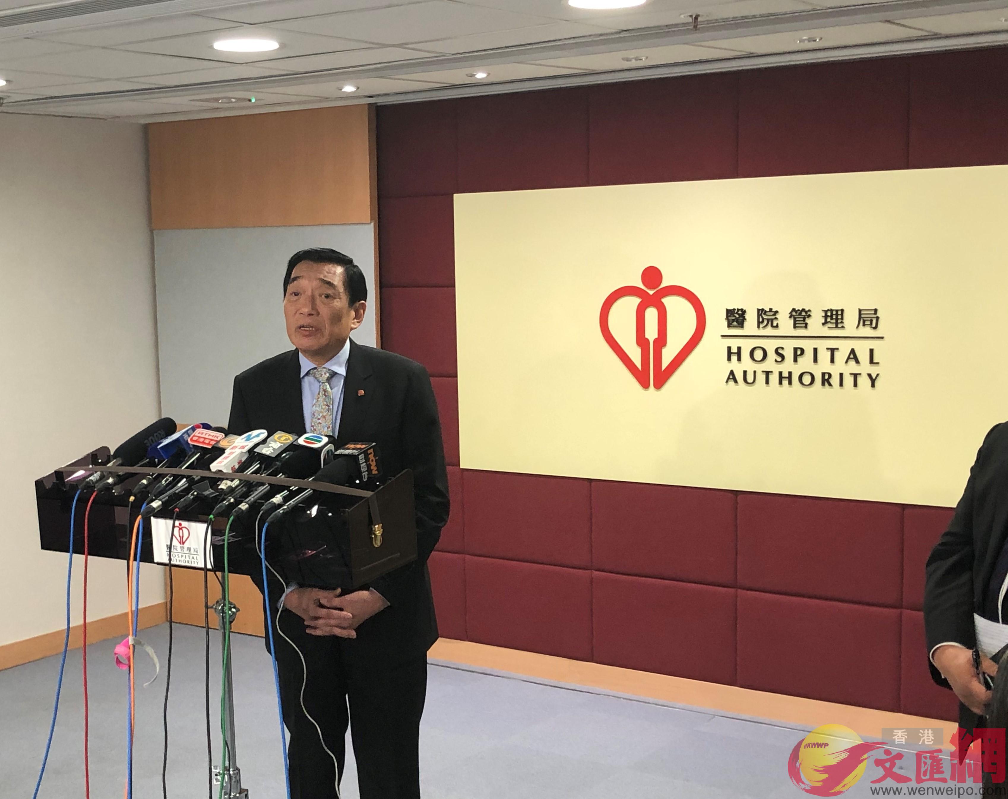 范鴻齡表示首項工作成立u醫管局持續發展專責小組v]香港文匯報資料圖^