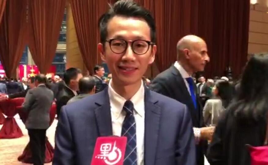 陳志豪表示，駱惠寧講話充滿正能量，給香港很多鼓勵和啟示。