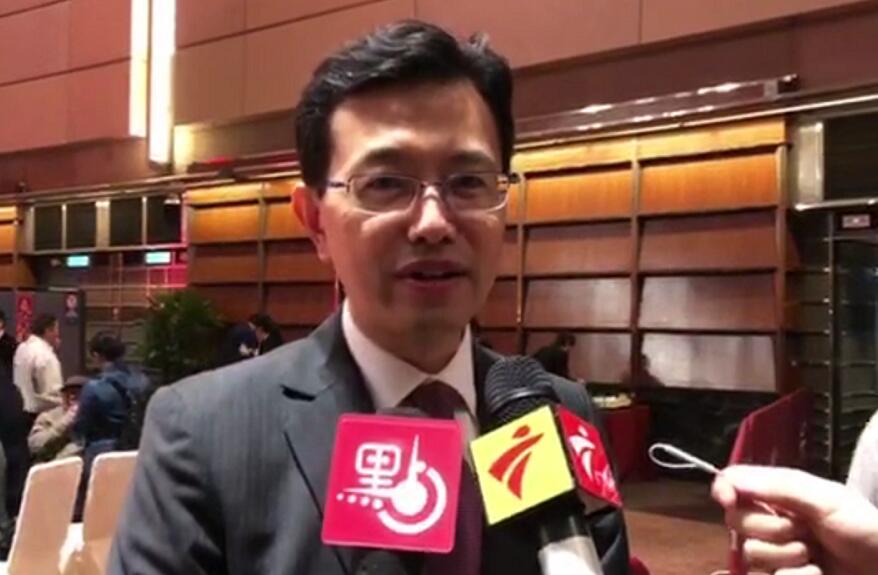 吳秋北表示，駱主任講話給香港市民很大的信心(視頻截圖)