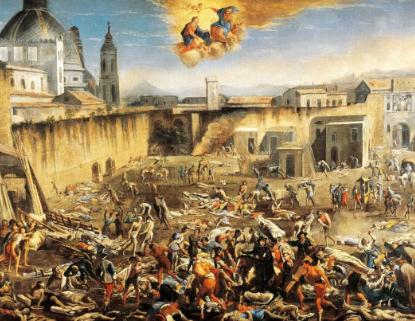 the plague of Naples, Domenico Gargiulo