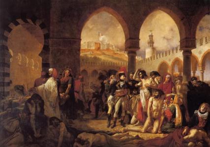 Bonaparte Visits the Plague Stricken in Jaffa Antoine-Jean Gros