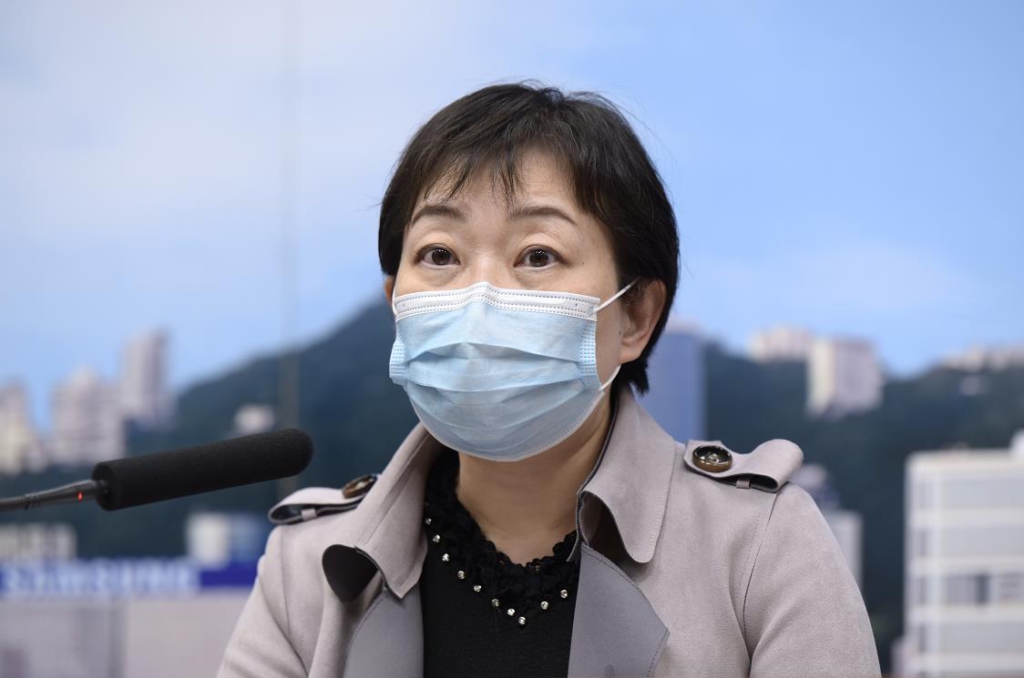 張竹君表示A香港新增一宗確診個案A患者54歲住太古城C