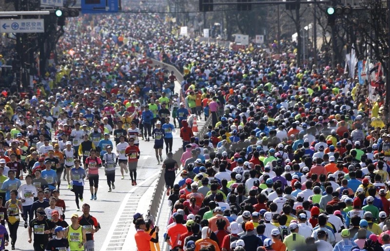 3月1日舉行的東京馬拉松將減少參賽者(美聯社資料圖)