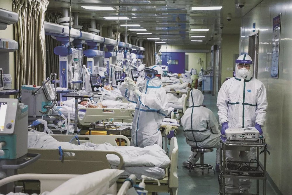 2020年2月6日A武漢市蔡甸區人民醫院的隔離病房C攝影/陳卓