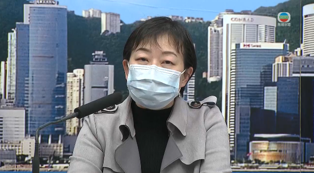 衞生署衞生防護中心傳染病處主任張竹君表示A今日香港無新增個案C(電視截圖)