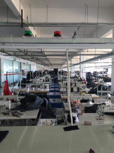 春節前即將停工的服裝車間(受訪者供圖)