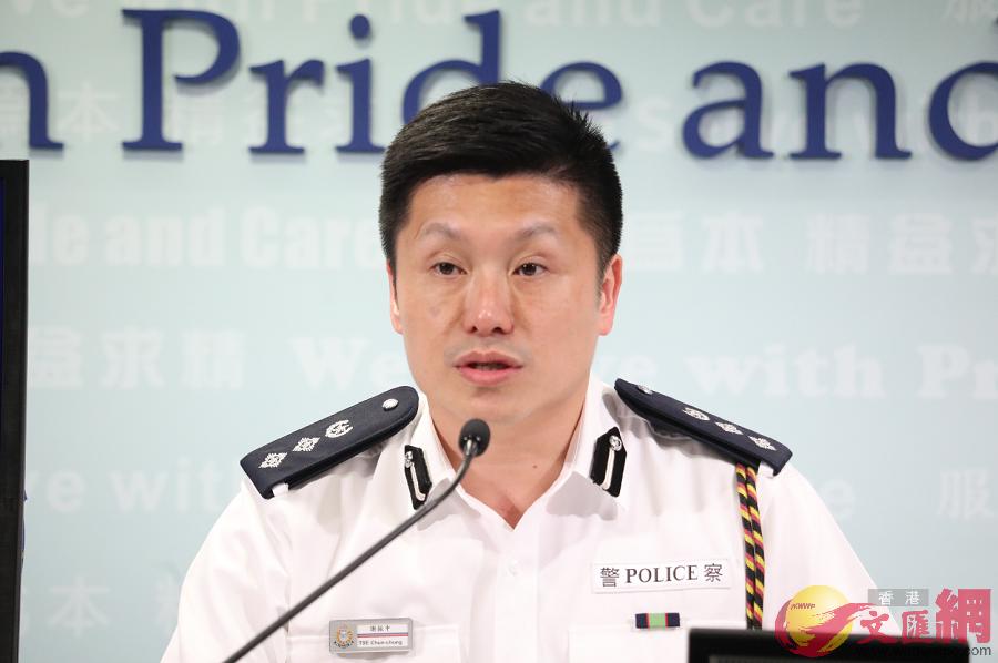 謝振中表示A不認同u警民衝突v用詞A因為有人犯法警方才會執法]香港文匯報資料圖片^