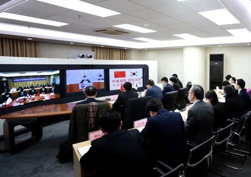 中韓成立應對新冠肺炎疫情聯防聯控合作機制並舉行首次視頻會議 圖片來自G外交部