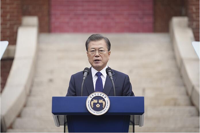 韓國總統文在寅宣布將大邱市和慶尚北道劃為特別災區]中新社^