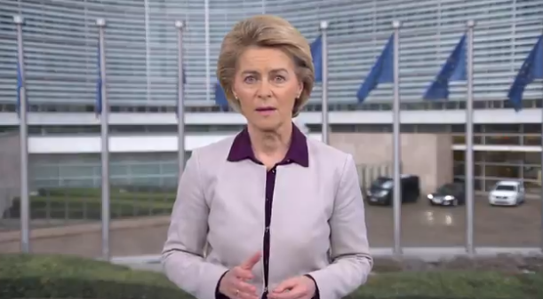 歐盟宣佈限制口罩等防護裝備出口]視頻截圖^