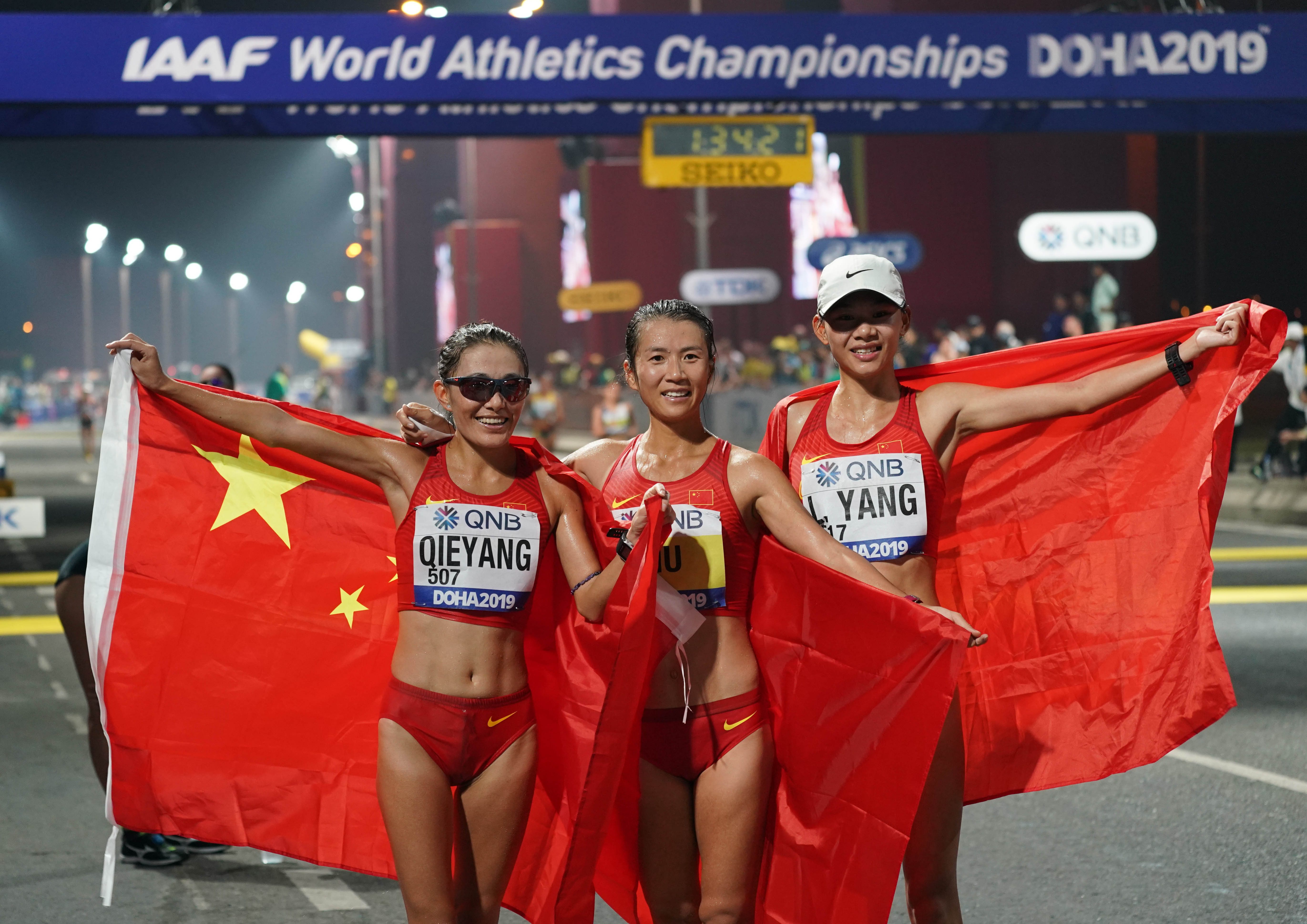 2019年A中國隊在多哈世界田徑錦標賽上獲得最佳戰績(新華社資料圖片)