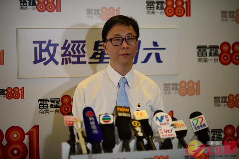 何栢良表示A嚴厲規限措施可減七成本地個案C]香港文匯報資料圖片^