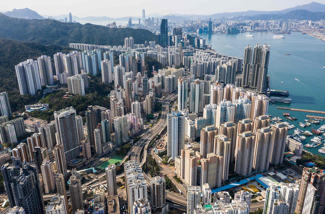 基本法諮詢起草人指貫徹落實基本法才有香港如今之成就C圖為維港景色(法新社資料圖)