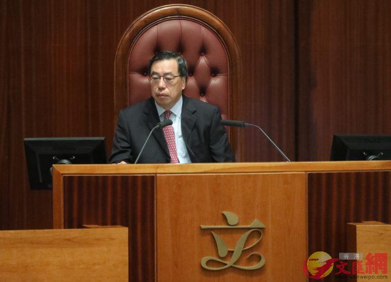 梁君彥表示A對立法會內務委員會仍未能選出主席深感失望和遺憾(文匯報資料圖片)