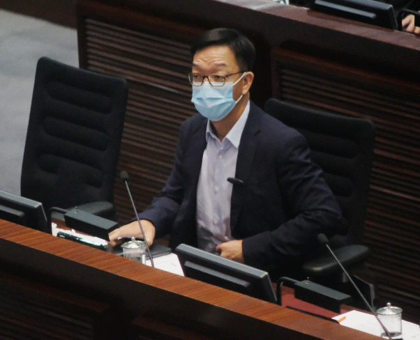 劉業強表示A鄉議局支持兩辦為香港事務發聲C]大公報資料圖片^