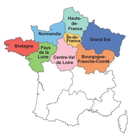 法國3月疫情主要地區分佈圖