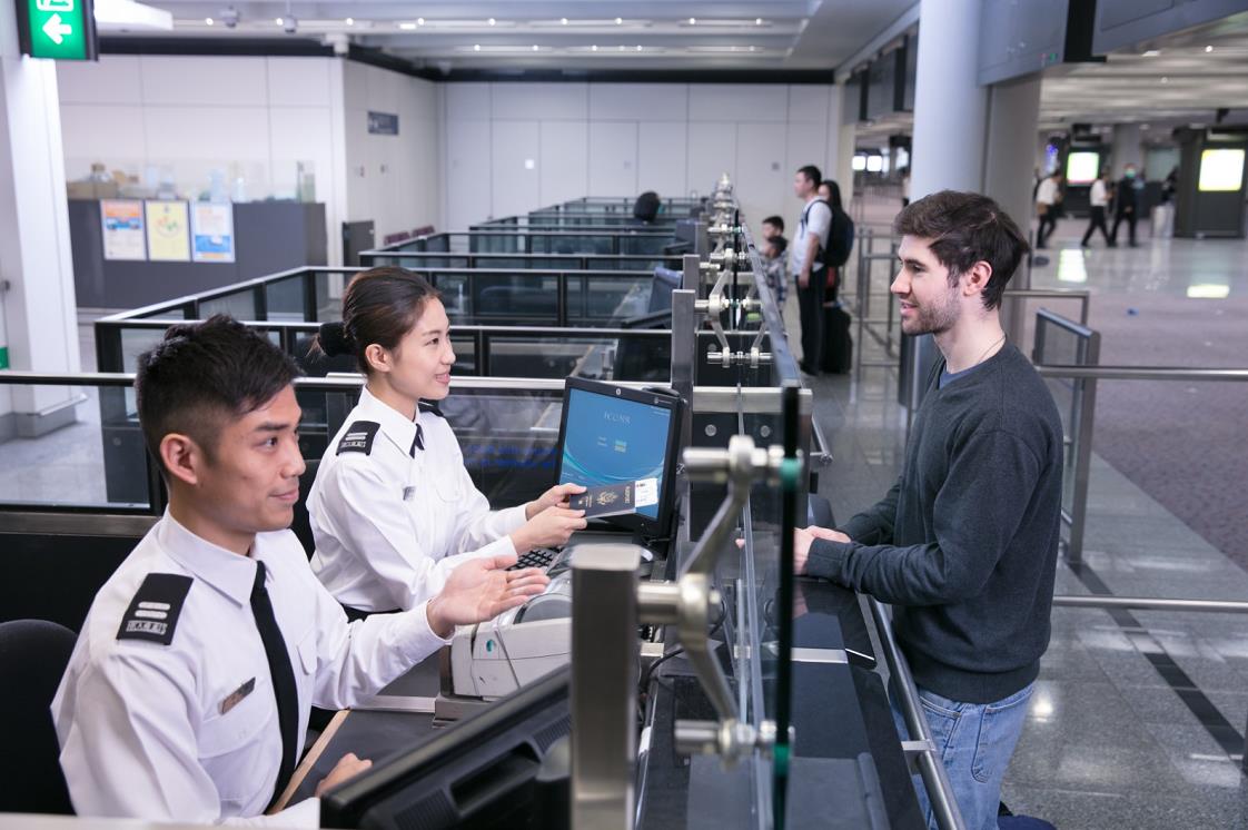 香港入境事務處獲評2020年全球最佳機場出入境服務（入境處圖片）