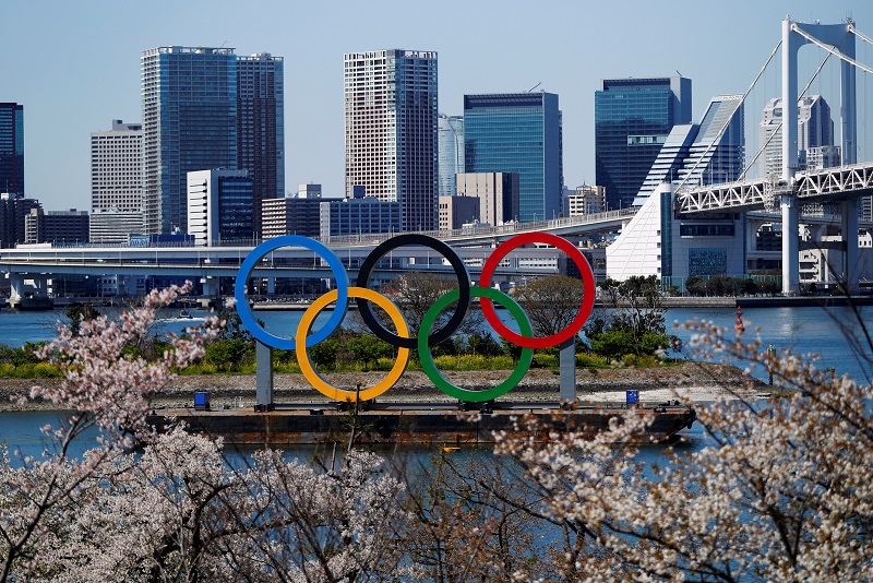 東京奧運已經延後至明年七月舉行]路透社資料圖片)