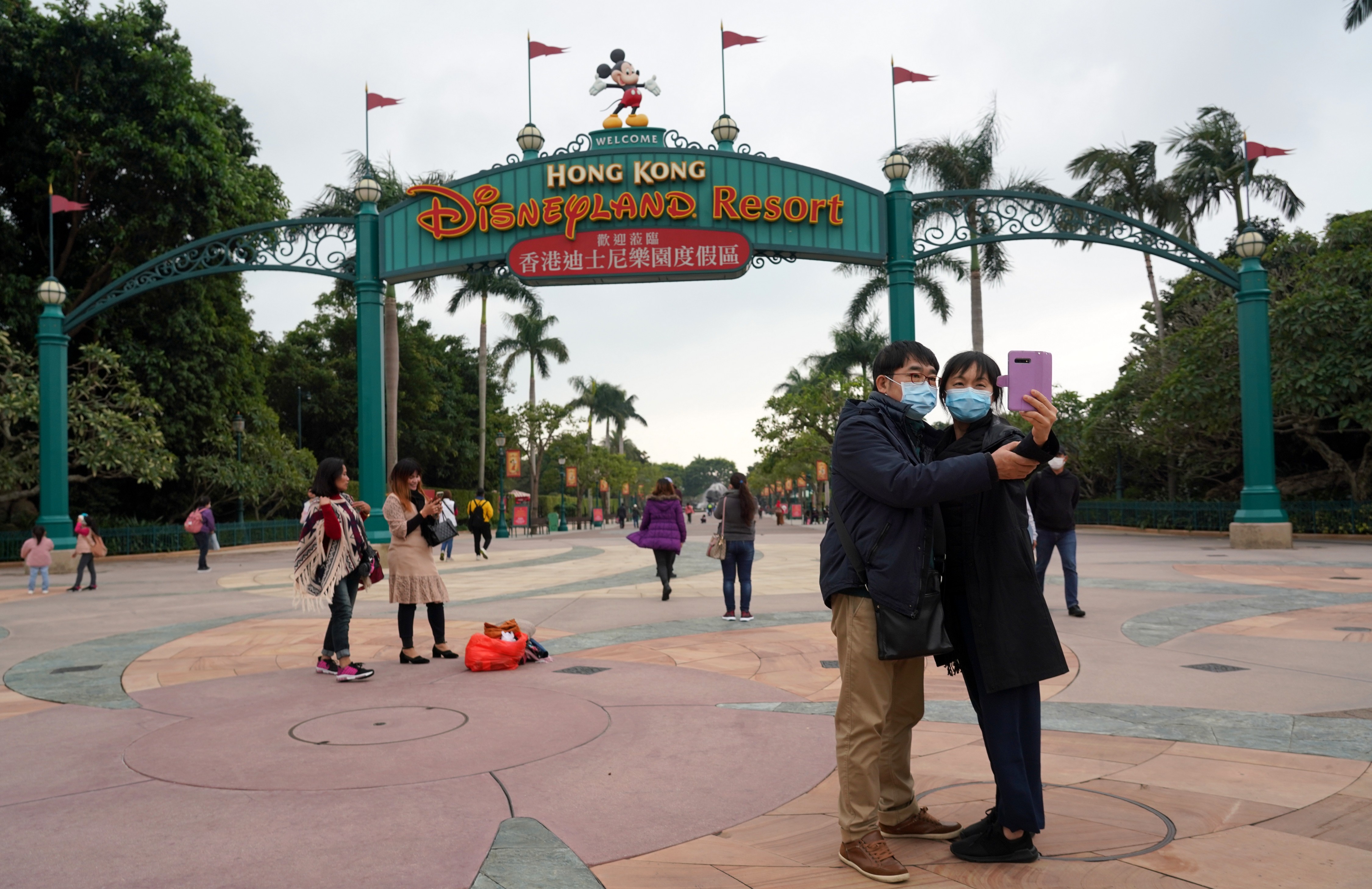 香港迪士尼樂園從1月26日起暫停開放]中新社資料圖片^