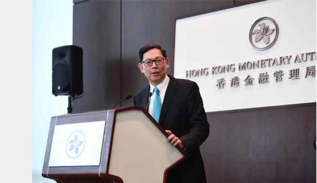 香港金管局前總裁陳德霖31日晚公開表態支持「港區國安立法」，認為是「必須而別無選擇的正確之舉」(資料圖片)