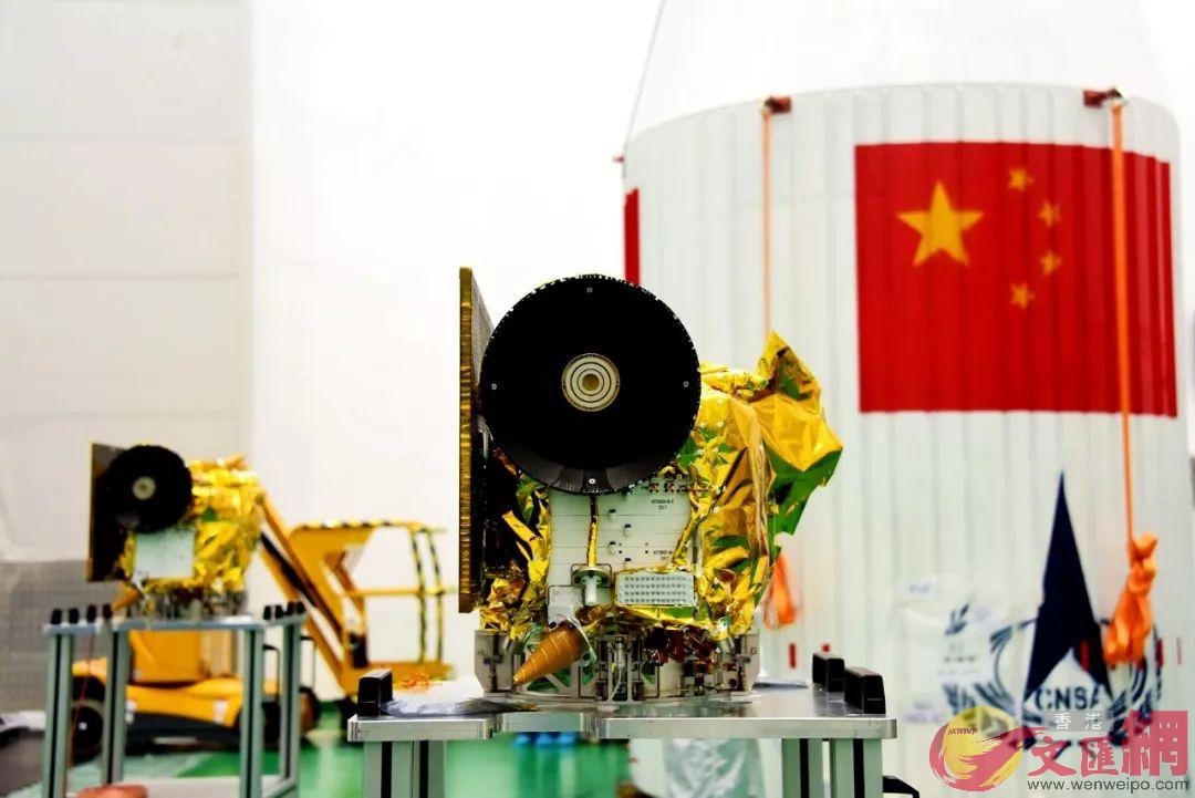 哈工大研製龍江二號小衛星A成為世界首個將微小型航天器送入月球軌道的高校C記者王欣欣 攝 