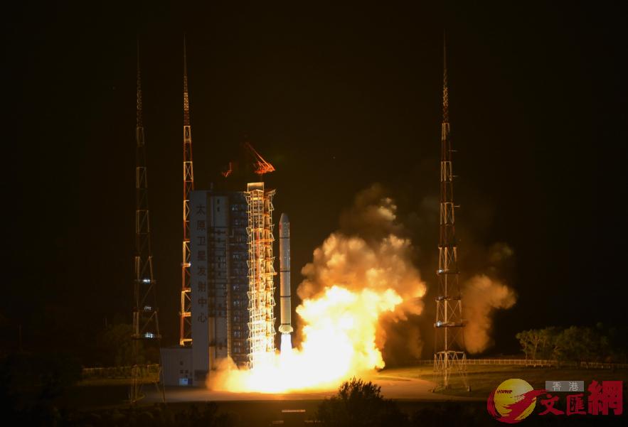 中國成功發射海洋一號D星。國家航天局供圖