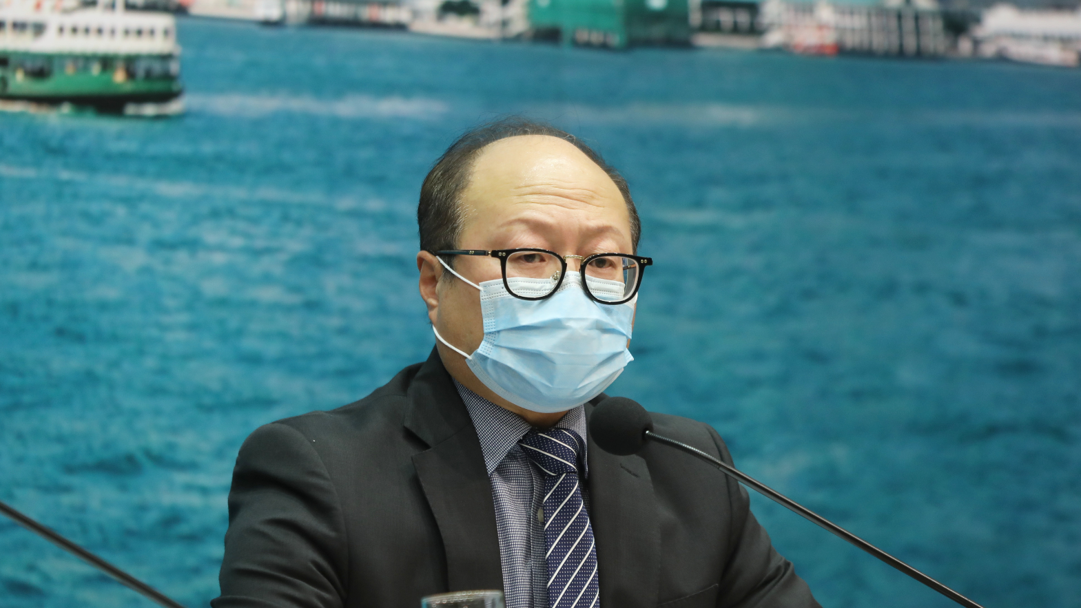 食物及衞生局副秘書長陳偉基表示，粵港澳互認健康碼框架已經草擬完畢（資料圖片）