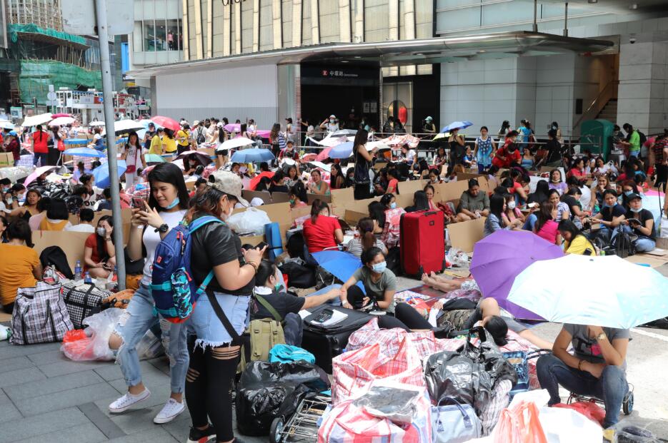 政府預計7月將有逾萬外傭湧來香港C資料圖片