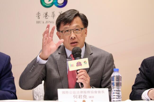 何君堯表示即使已訂立香港國安法A但香港仍然有責任就基本法第23條立法C(大公文匯全媒體記者李斯哲攝)