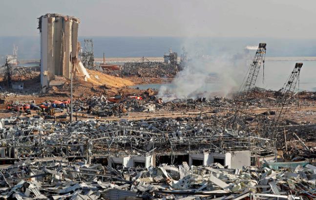 世界銀行指A已準備好評估黎巴嫩在貝魯特港口大爆炸中的損失C(法新社)