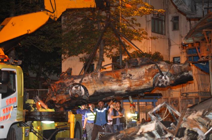  2015年4月A慈雲山環鳳街車房大爆炸A造成3死9傷C(資料圖片)