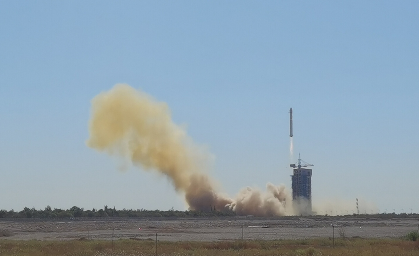 長征二號丁運載火箭成功將高分九號05星送入預定軌道A發射取得圓滿成功C]受訪者供圖^^