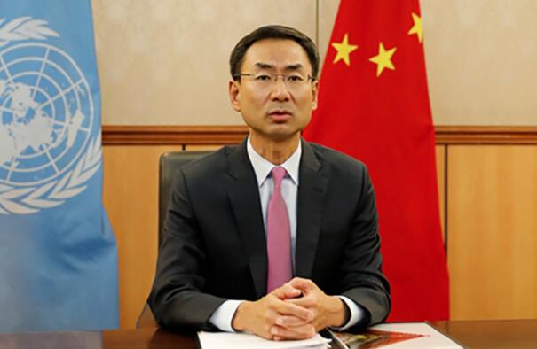 中國常駐聯合國副代表耿爽表示A中方堅決反對美國B英國代表對中國的無端指責]中國常駐聯合國代表團^