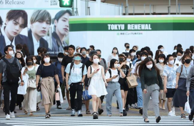 東京自8月29日以來A單日確診個案再度超過200宗C(新華社資料圖片)