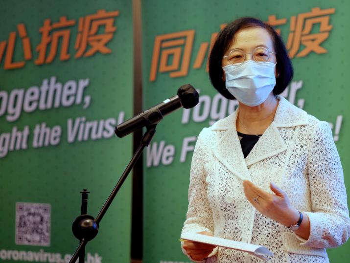 陳肇始表示�A普檢計劃流程已理順�A實驗室正全速進行化驗工作�]新華社資料圖片�^