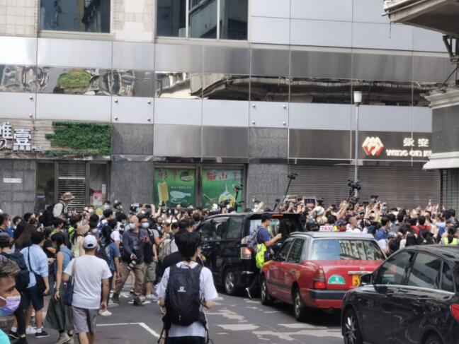 油麻地及佐敦有人集結A警方正採取執法行動C(香港警察fb)